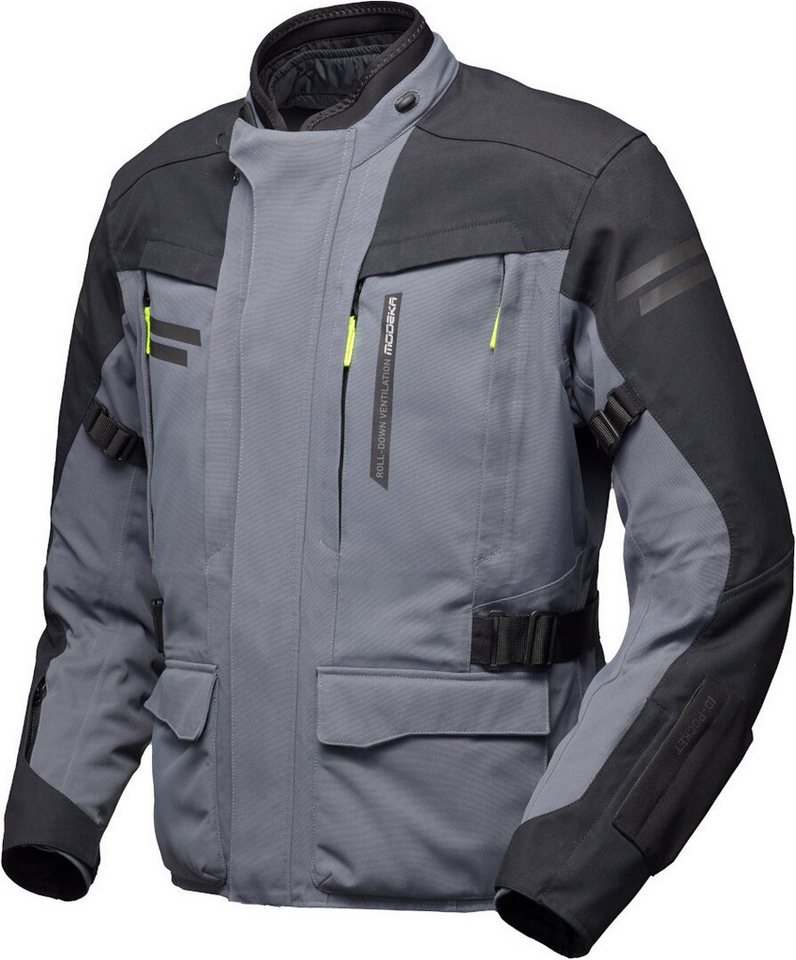 Modeka Motorradjacke Paneo LT wasserdichte Motorrad Textiljacke herausnehmbares Innenfutter,wasserdicht,3-Lagen-Laminat von Modeka
