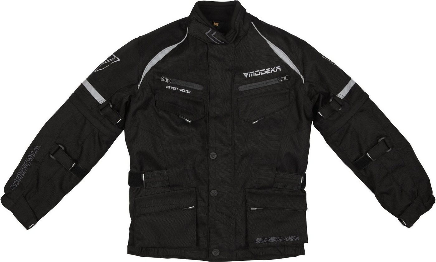Modeka Motorradjacke Tourex II Kinder Motorrad Textiljacke Rückenprotektor enthalten von Modeka