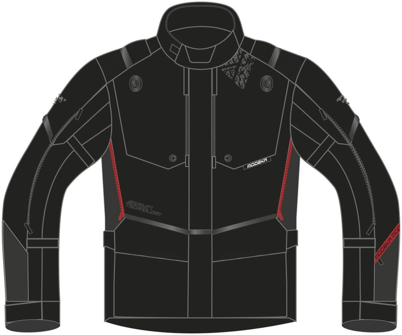 Modeka Motorradjacke Trohn Motorrad Textiljacke von Modeka