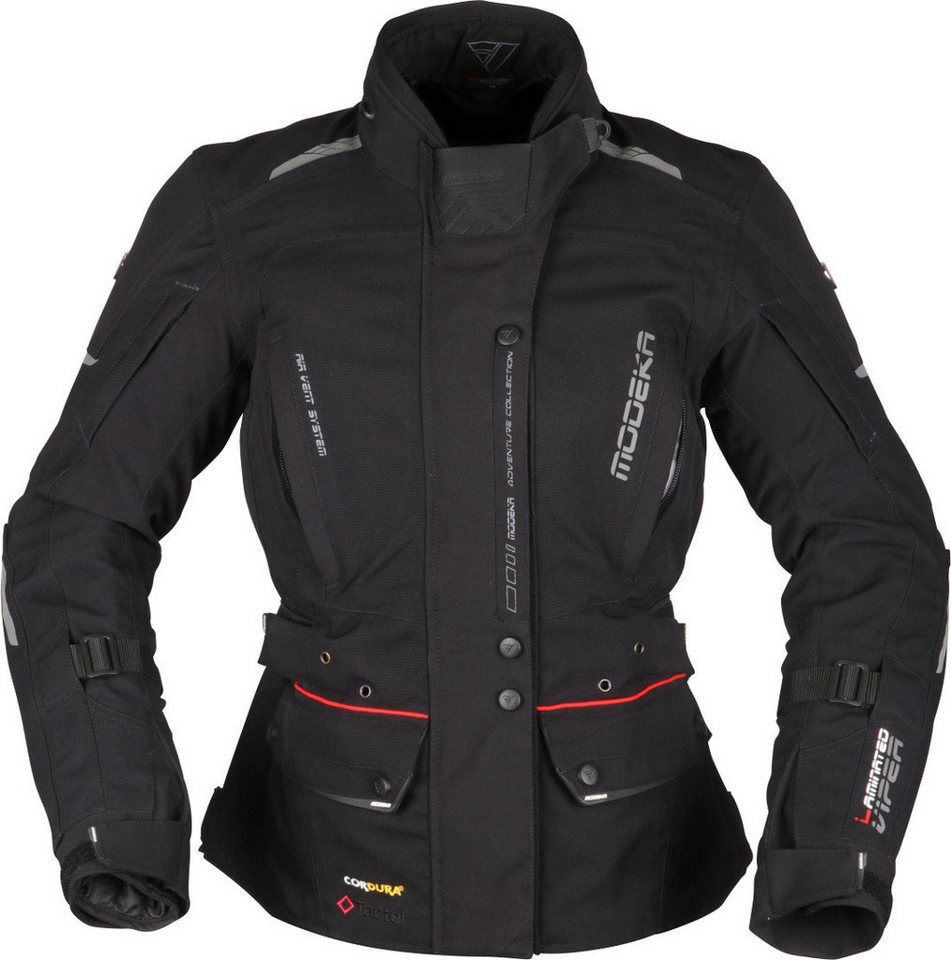 Modeka Motorradjacke Viper LT Damen Motorrad Textiljacke (wasserdicht) herausnehmbares Innenfutter,wasserdicht von Modeka