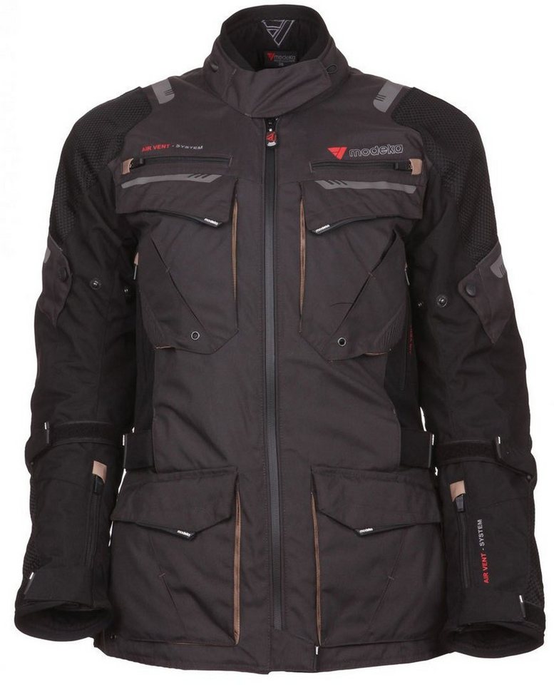 Modeka Motorradjacke X-Renegade Damen Textiljacke (winddicht, wasserdicht) wasserdicht,herausnehmbare Membrane von Modeka