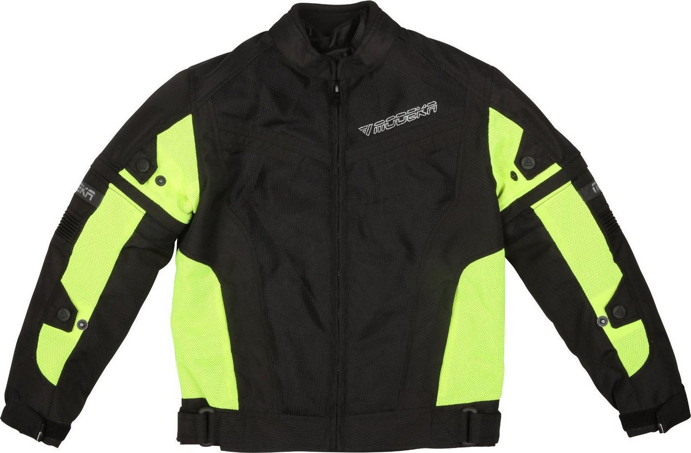Modeka Motorradjacke X-Vent Kinder Motorrad Textiljacke (winddicht, mit Rückenprotektor) wasserdicht,herausnehmbare Membrane von Modeka