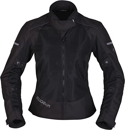 Modeka Veo Air Damen Motorrad Textiljacke (Black,48) von Modeka