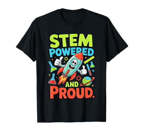 STEM Powered and Proud Model Rockets für Kinder T-Shirt STEM Powered and Proud Model Rockets für Kinder T-Shirt von Model Rockets Space STEM Rocketry