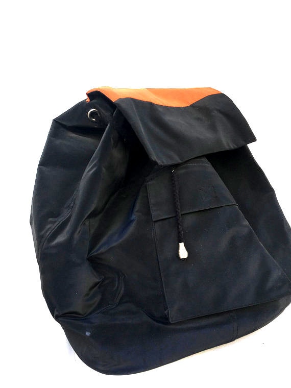 Handgemachter Großer Schwarzer Rucksack Streetwear Einzigartige Limited Edition Handtasche/Mode Lab Design Sonderanfertigung von Modelab