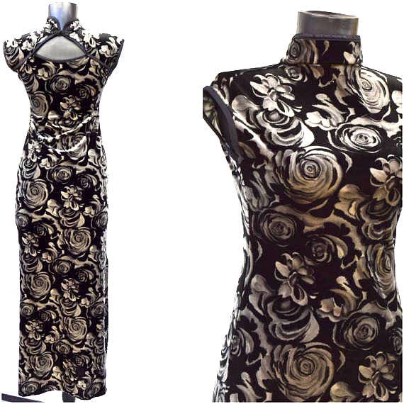 Jahrgang. 1960 Cocktailkleid Aus Samt Jahrgang. 1960 Cocktailkleid Aus Samt von Modelab