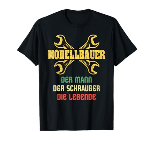 Modellbauer Sprüche Modellauto Männer Scale Modellbausatz T-Shirt Modellbauer Sprüche Modellauto Männer Scale Modellbausatz T-Shirt von Modellbau Schiff Bagger LKW Boot Geschenk Mann Fun