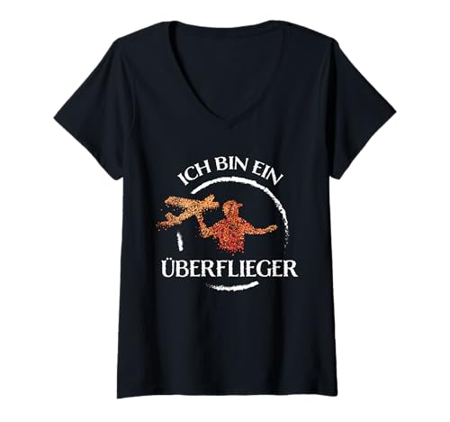 Damen Modellbauer Modellbau Modellflugzeug Modellfliegen Geschenk T-Shirt mit V-Ausschnitt Damen Modellbauer Modellbau Modellflugzeug Modellfliegen Geschenk T-Shirt mit V-Ausschnitt von Modellflugzeug Modellflieger RC Geschenkidee