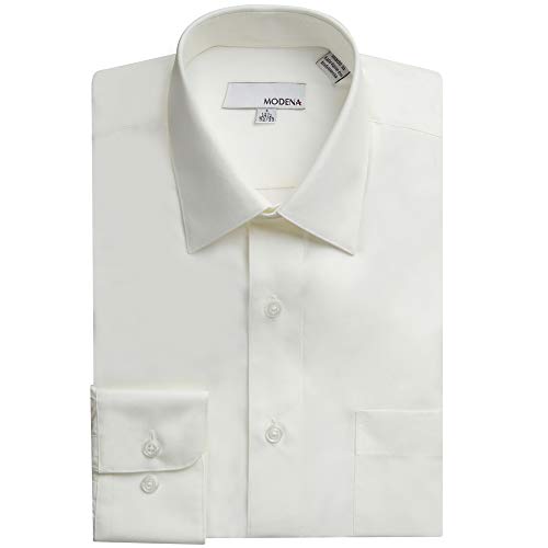 Modena Herrenhemd Regular & Contemporary (Slim Fit), langärmelig, einfarbig, alle Größen - - 39 cm Hals 81 cm/ 84 cm Ärmel von Modena