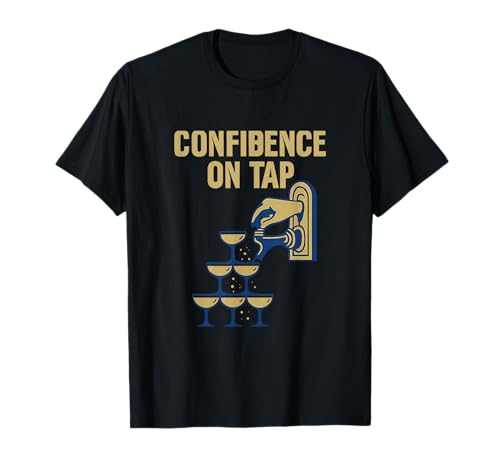 Confidence On Tap Feminist Girl Power Schablone T-Shirt Confidence On Tap Feminist Girl Power Schablone T-Shirt von Modern Aesthetic Design Studio