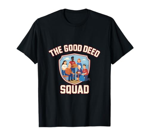 Das Freiwilligen-Patch-Logo von Good Deed Squad T-Shirt Das Freiwilligen-Patch-Logo von Good Deed Squad T-Shirt von Modern Aesthetic Design Studio