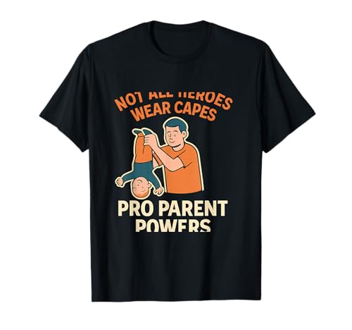 Eine Neuheit von Pro Parent Powers Hero Graphic für Mama und Papa T-Shirt Eine Neuheit von Pro Parent Powers Hero Graphic für Mama und Papa T-Shirt von Modern Aesthetic Design Studio