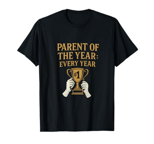Elternteil des Jahres: Jedes Jahr: Sport, Mama, Papa T-Shirt Elternteil des Jahres: Jedes Jahr: Sport, Mama, Papa T-Shirt von Modern Aesthetic Design Studio