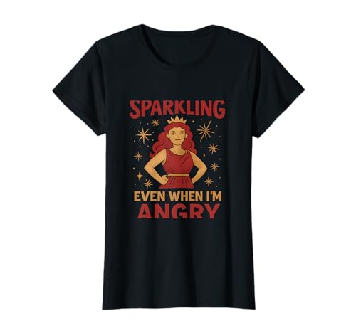 Funkelnd, auch wenn ich wütend Bin, Power-Design von Girl T-Shirt von Modern Aesthetic Design Studio