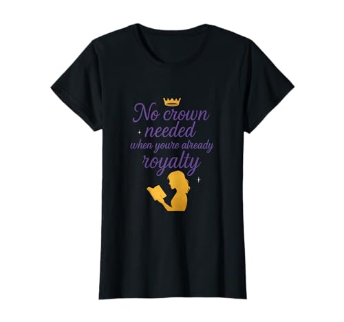 Girl Power Feminist Royalty Crown Script Grafik T-Shirt von Modern Aesthetic Design Studio