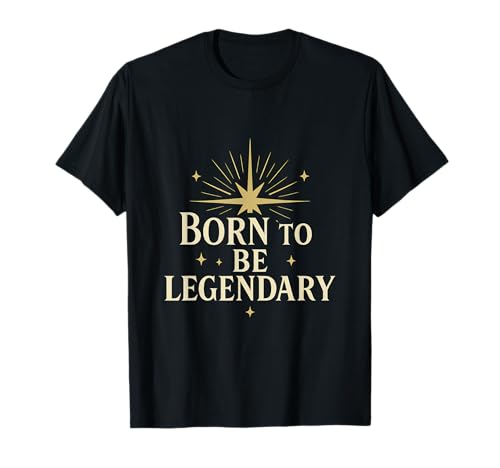 Grafik „Born to Be Legendary Feminist Girl Power“ T-Shirt Grafik „Born to Be Legendary Feminist Girl Power“ T-Shirt von Modern Aesthetic Design Studio