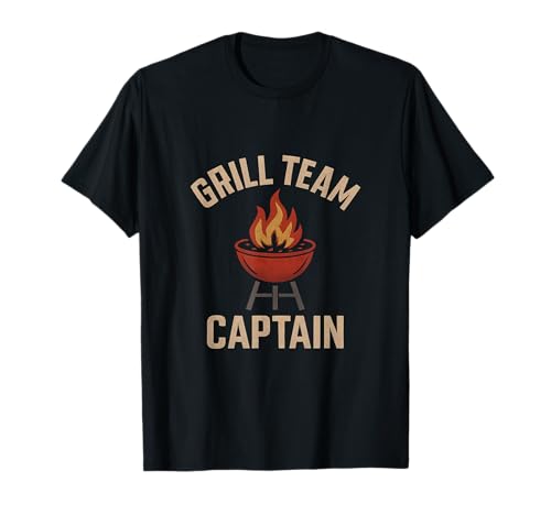 Grill Team Captain Vintage BBQ Sports Mama Papa Humor T-Shirt Grill Team Captain Vintage BBQ Sports Mama Papa Humor T-Shirt von Modern Aesthetic Design Studio