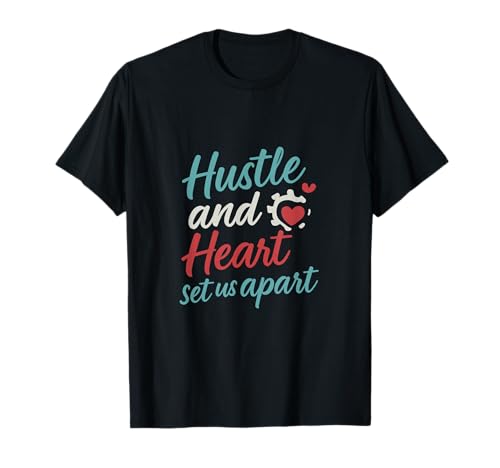 Hustle and Heart Girl Power Feministische Grafik T-Shirt Hustle and Heart Girl Power Feministische Grafik T-Shirt von Modern Aesthetic Design Studio
