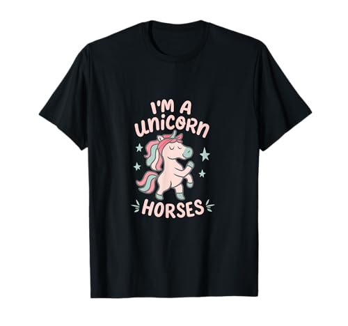 I'm A Unicorn Among Horses Girl Power T-Shirt I'm A Unicorn Among Horses Girl Power T-Shirt von Modern Aesthetic Design Studio