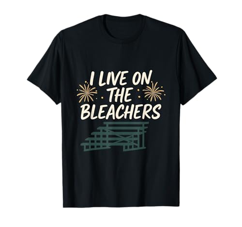 Ich lebe auf der Tribüne, witzige Sport-Neuheit für Mama und Papa T-Shirt Ich lebe auf der Tribüne, witzige Sport-Neuheit für Mama und Papa T-Shirt von Modern Aesthetic Design Studio