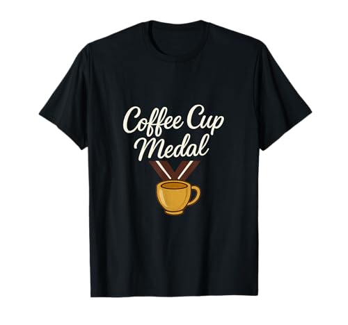 Lustige Kaffeetasse Medaille Sport Mama Papa Neuheit T-Shirt Lustige Kaffeetasse Medaille Sport Mama Papa Neuheit T-Shirt von Modern Aesthetic Design Studio