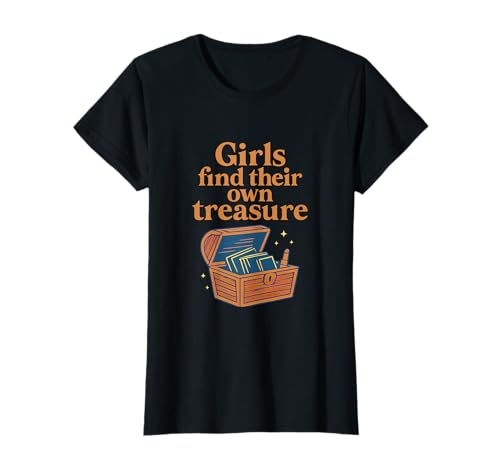 Mädchen Finden ihre eigene Schatztruhen-Grafik T-Shirt von Modern Aesthetic Design Studio