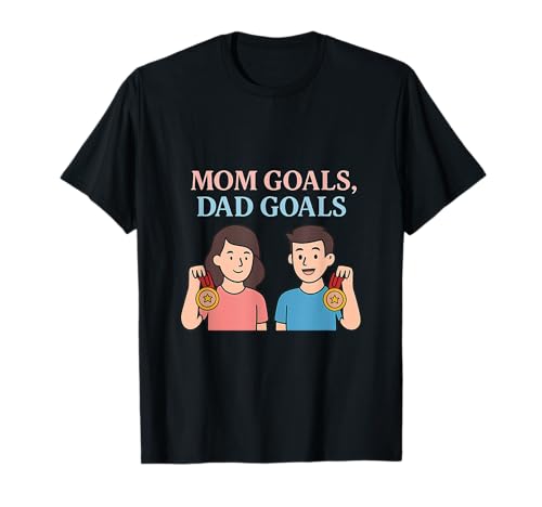 Mama Goals Papa Goals Sport, Motiv für Eltern, Humor T-Shirt Mama Goals Papa Goals Sport, Motiv für Eltern, Humor T-Shirt von Modern Aesthetic Design Studio