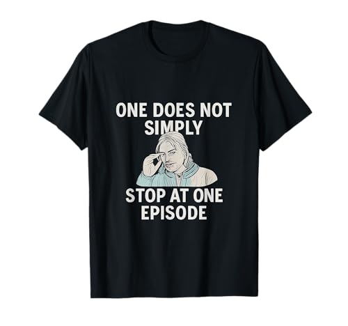 Man hört nicht einfach bei einem Episodendesign auf T-Shirt von Modern Aesthetic Design Studio