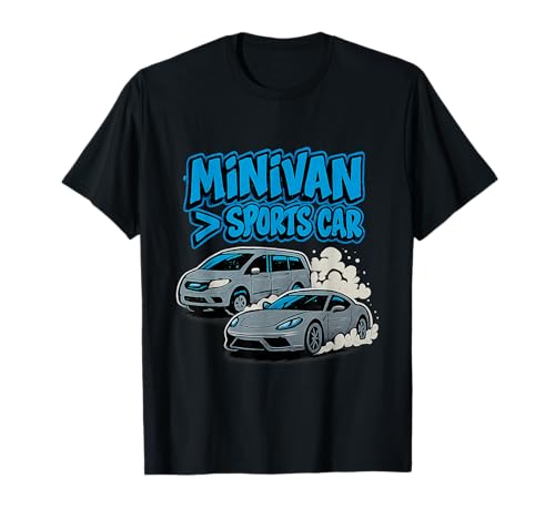Minivan > Sportwagen Lustiger Sport Mama Papa Design T-Shirt Minivan > Sportwagen Lustiger Sport Mama Papa Design T-Shirt von Modern Aesthetic Design Studio