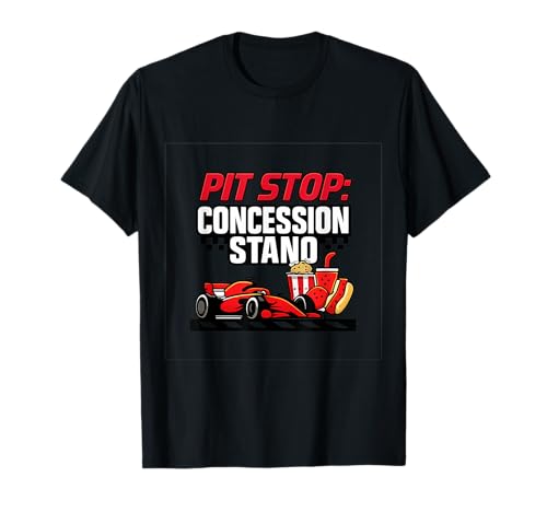 Pit Stop Konzessionsständer Sport Mama Papa Fan Neuheit T-Shirt Pit Stop Konzessionsständer Sport Mama Papa Fan Neuheit T-Shirt von Modern Aesthetic Design Studio