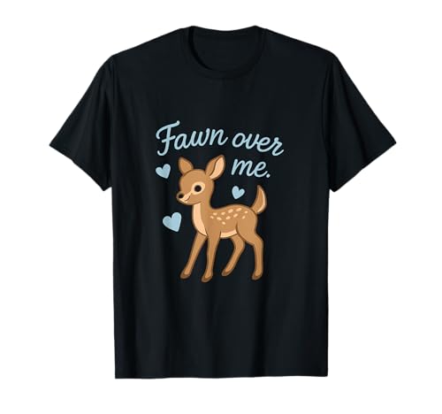 Rehkitz Over Me Baby Hirsch Wildlife Humor Design T-Shirt von Modern Aesthetic Design Studio