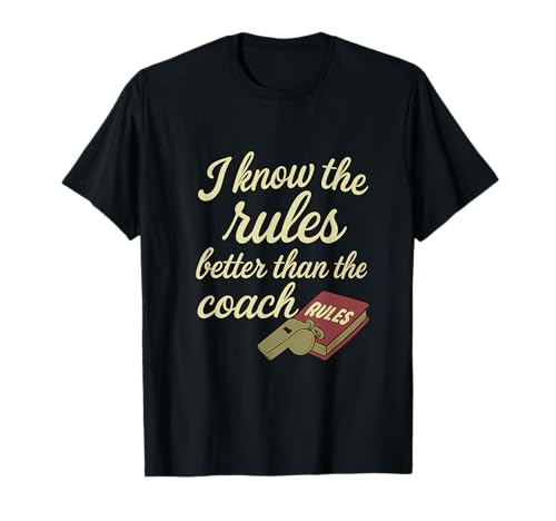 Sport Mama Papa Humor Ich kenne Regeln Besseres Design T-Shirt von Modern Aesthetic Design Studio