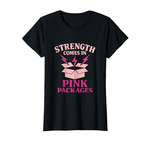 Stärke kommt in rosa Paketen Girl Power Graphic T-Shirt Stärke kommt in rosa Paketen Girl Power Graphic T-Shirt von Modern Aesthetic Design Studio