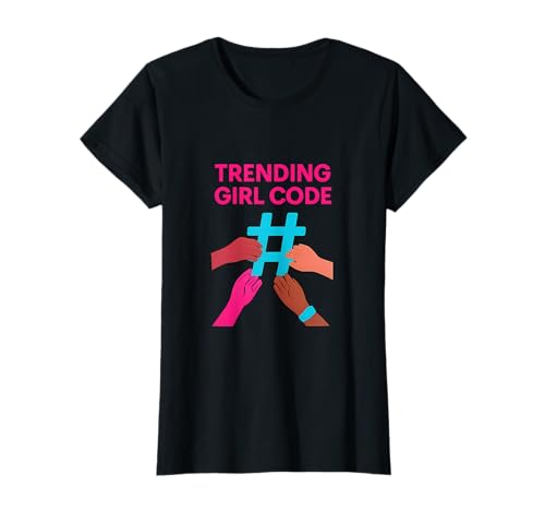 Trending Girl Code Hashtag Kette Design T-Shirt Trending Girl Code Hashtag Kette Design T-Shirt von Modern Aesthetic Design Studio