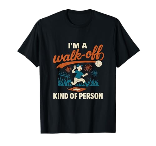 Walk-Off Kind of Person Baseball Humor Fan Grafik T-Shirt von Modern Aesthetic Design Studio