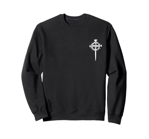 Christlich minimalistisch Religiöse Dornenkrone Herren Damen Sweatshirt Christlich minimalistisch Religiöse Dornenkrone Herren Damen Sweatshirt von Modern Christian Faith Apparel Gifts