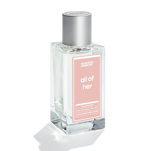 All of Her Eau de Parfum, Noten von roter Himbeere, Jasmin, Veilchen und Bernstein, geeignet für empfindliche Haut, luxuriöser Duft, 2,5 ml von Modern Memory