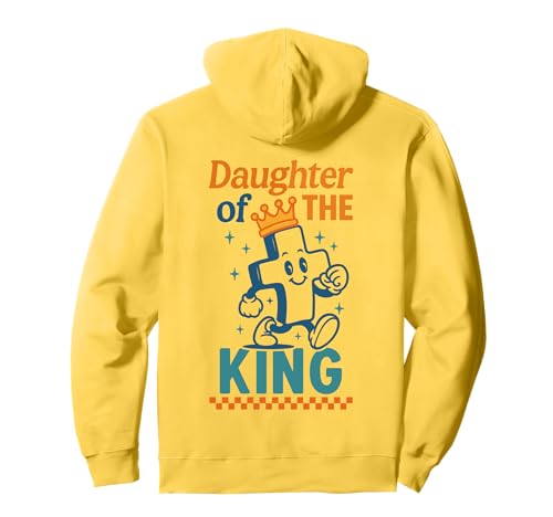 Königstochter, Krone, christlicher Glaube, Damen, Retro Pullover Hoodie Königstochter, Krone, christlicher Glaube, Damen, Retro Pullover Hoodie von Modern Subtle Christian Faith Shirts