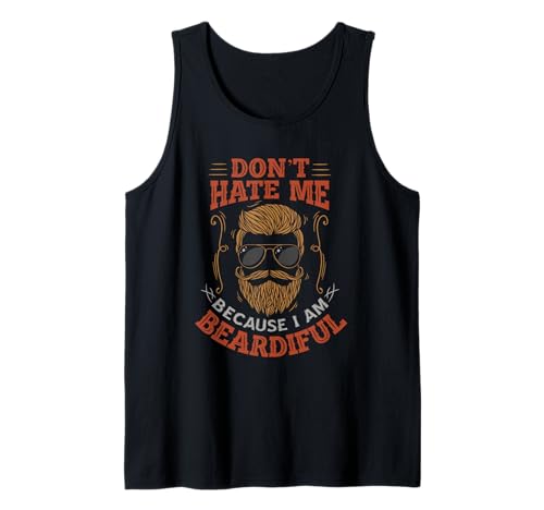 Bearded Daddy Herren Bart Bearded Dad Lustiger Bart Tank Top von Modern Tees Beard Tshirts