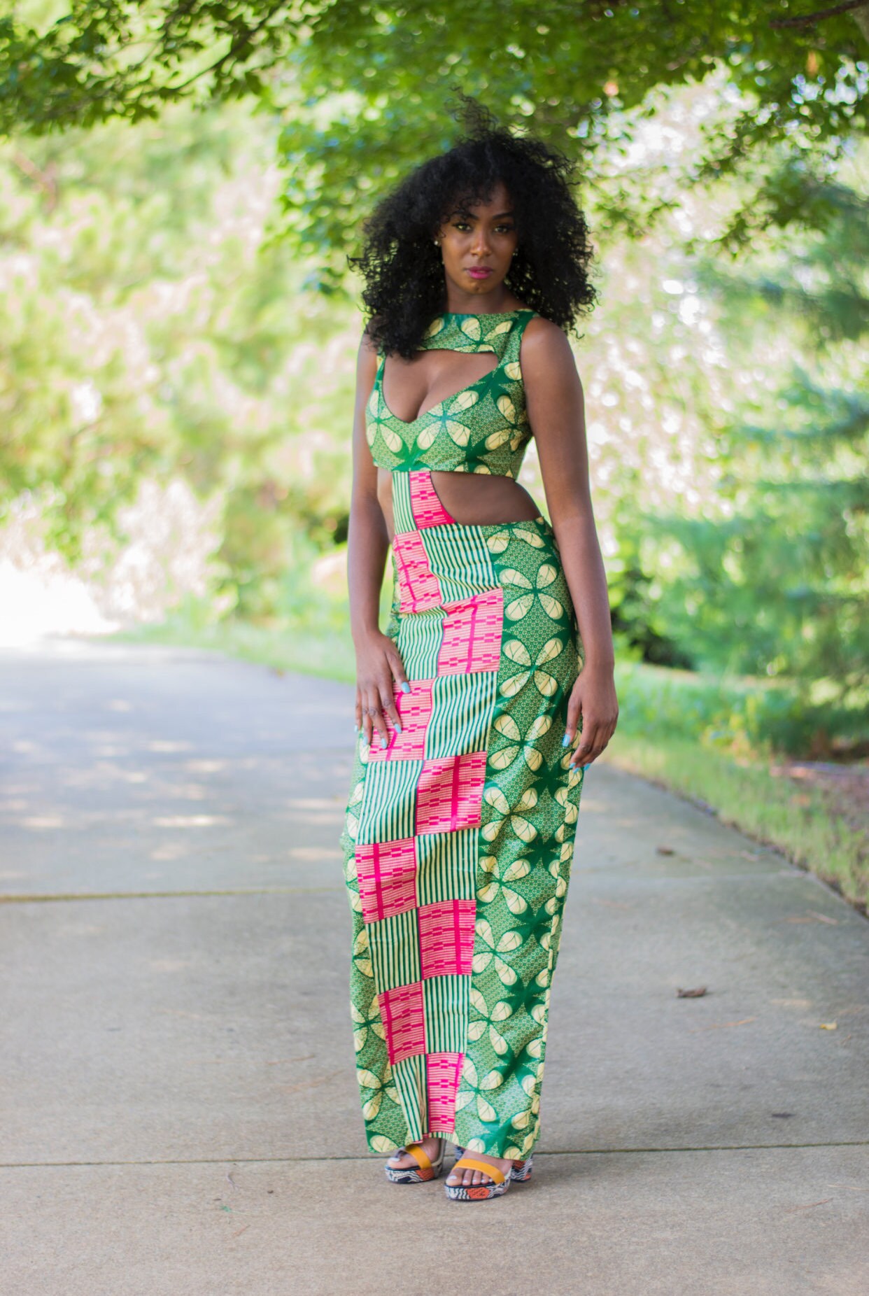 Ankara Cutout Kleid von ModernAfrica