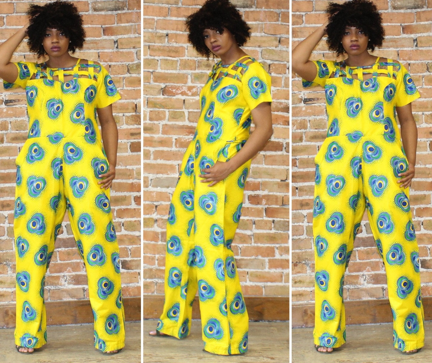 Ankara Flare Leg Jumpsuit von ModernAfrica