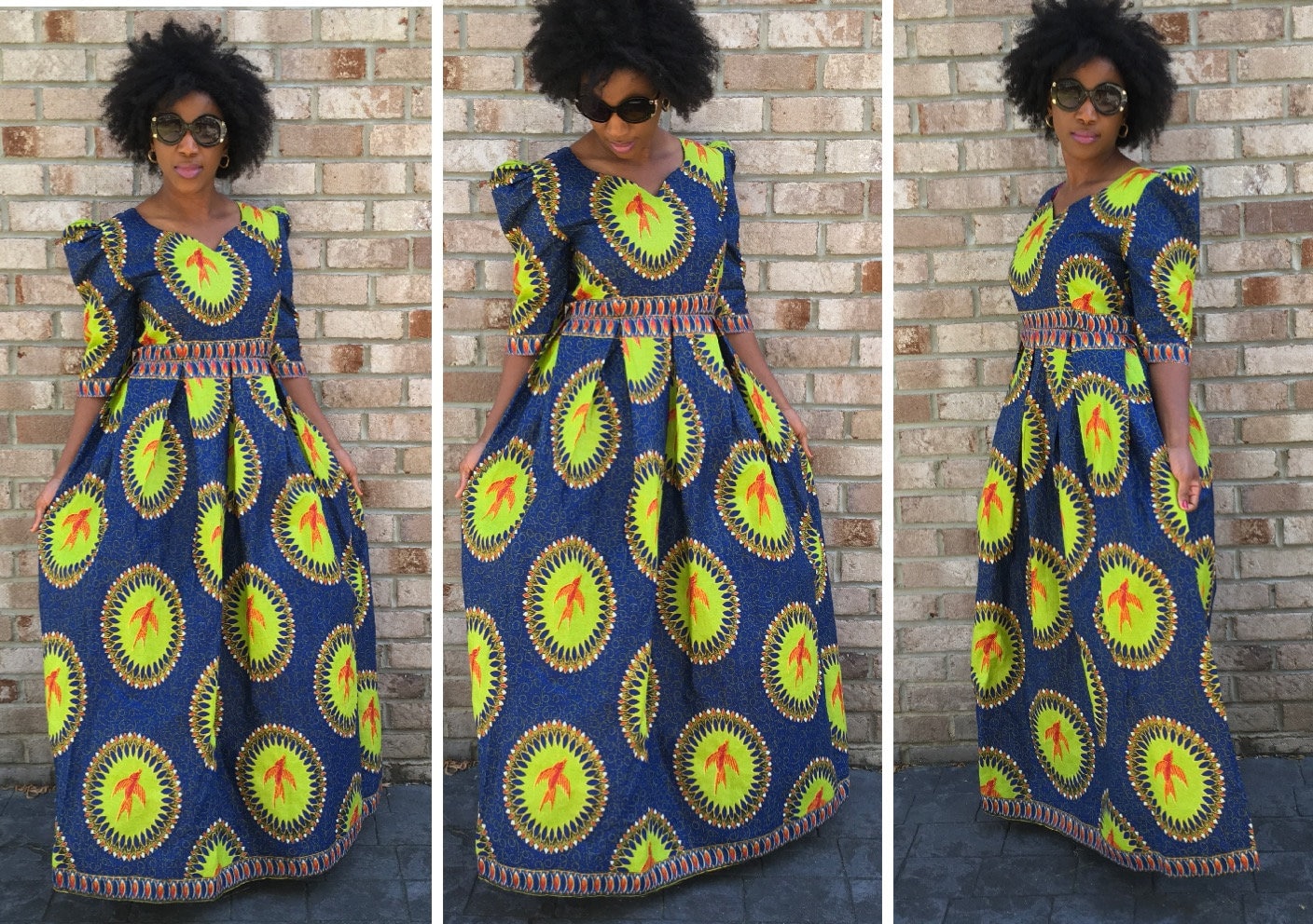 Ankara Maxi Kleid von ModernAfrica