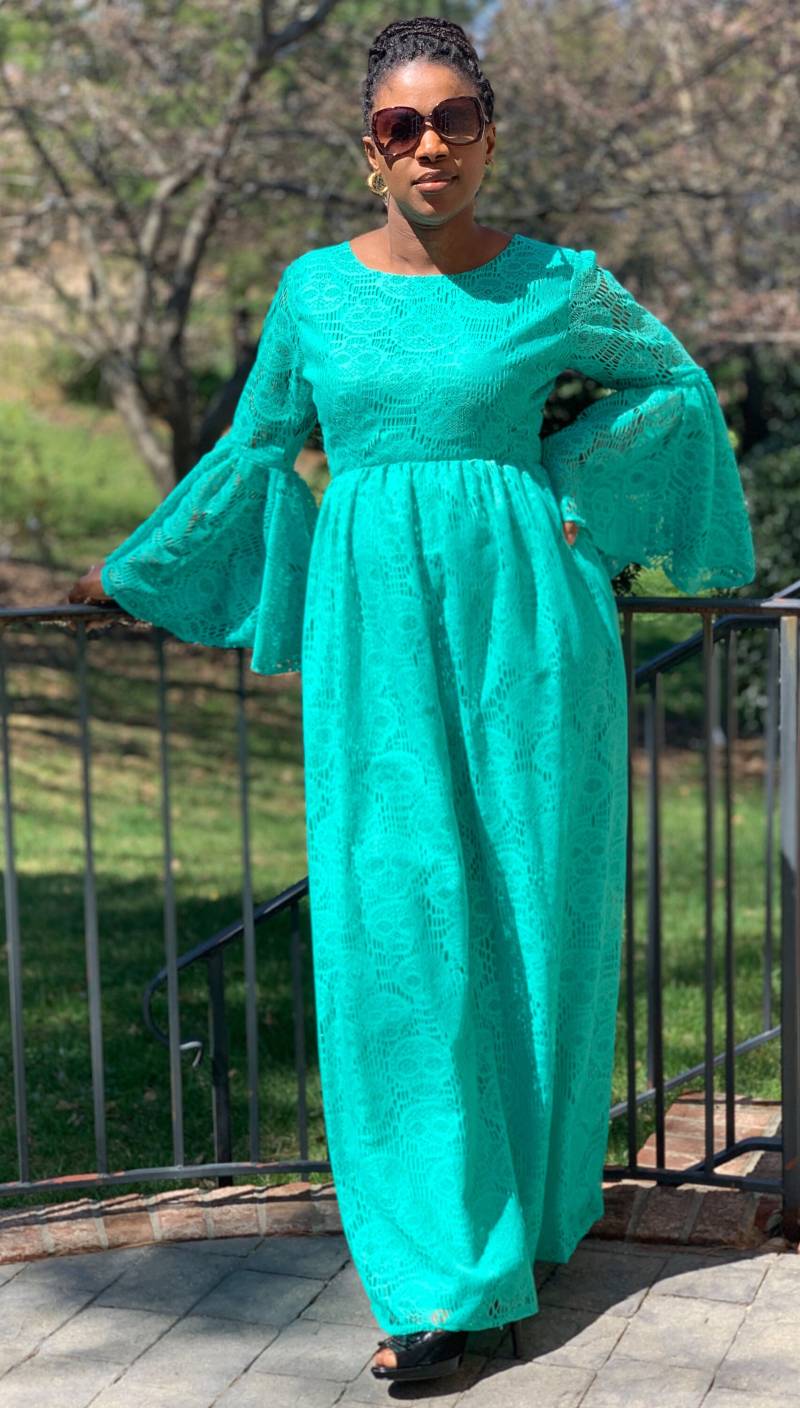 Dentelle Maxi Kleid von ModernAfrica