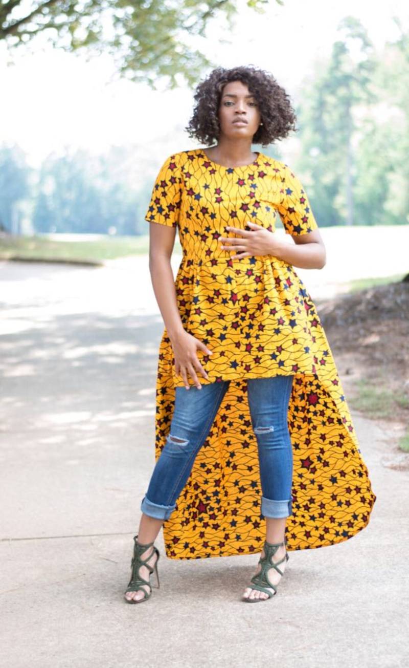 High Low Peplum Ankara von ModernAfrica
