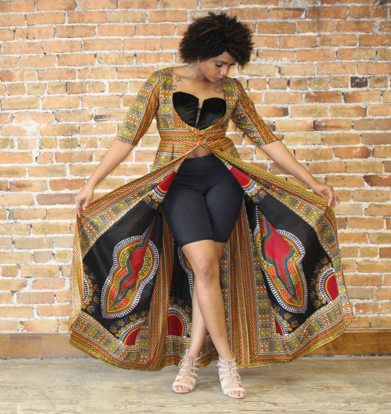 Split Dashiki Kleid von ModernAfrica