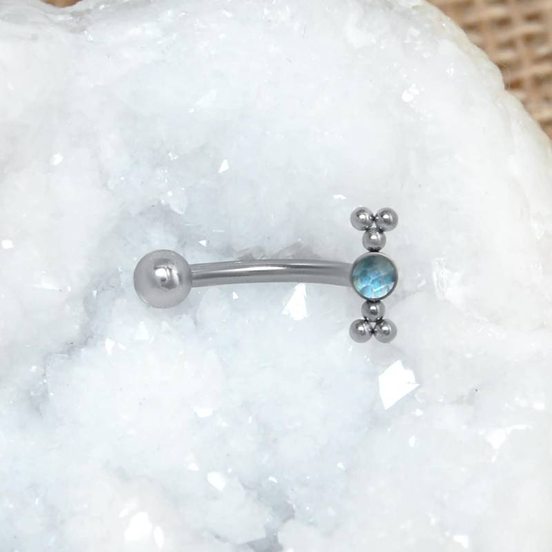 Augenbrauen Piercing Schmuck - Chirurgenstahl Augenbraue Curved Barbell Ring Knorpel Ohrring Körper Augenbrauen Piercing Schmuck - Chirurgenstahl Augenbraue Curved Barbell Ring Knorpel Ohrring Körper von ModernJewelBoutique