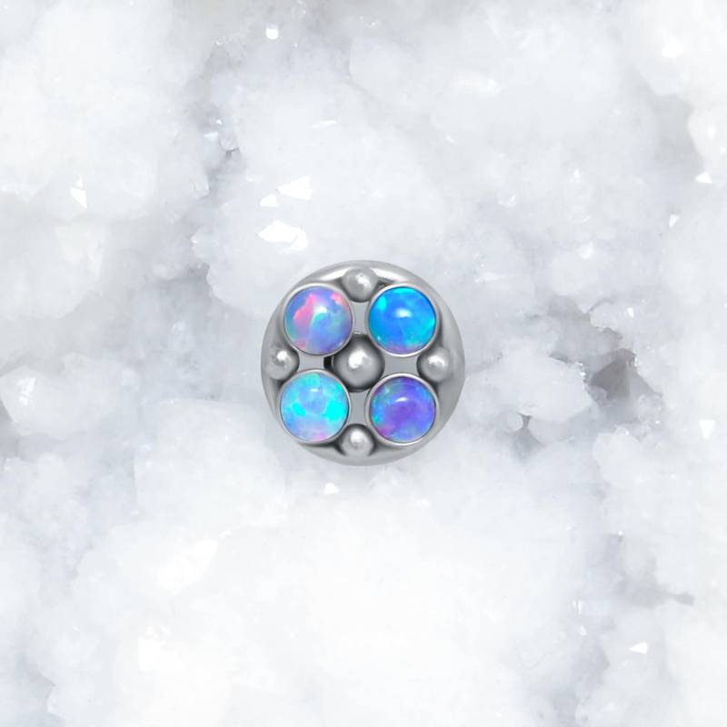 Dermal Schmuck Aus Chirurgenstahl - Piercing Mit Opal Steinen Innengewinde Microdermal Dermal Schmuck Aus Chirurgenstahl - Piercing Mit Opal Steinen Innengewinde Microdermal von ModernJewelBoutique