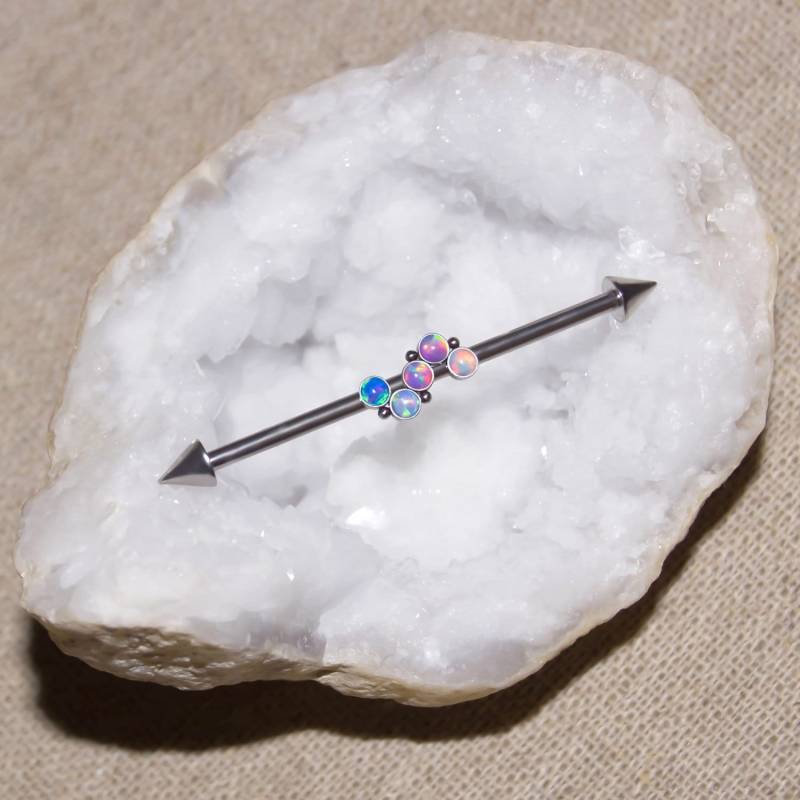 Industrieller Barbell Chirurgenstahl, Industrie-Piercing, Gerüstschmuck, Oberohrring, 14G Barbell, Stahl Bar Piercing Industrieller Barbell Chirurgenstahl, Industrie-Piercing, Gerüstschmuck, Oberohrring, 14G Barbell, Stahl Bar Piercing von ModernJewelBoutique