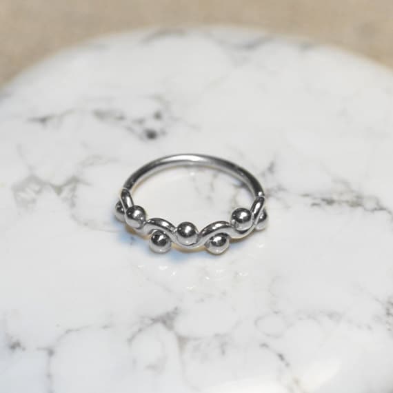 Kleiner Nasenring - Silber Nasenbügel Tragus Ohrring Knorpel Hoop -ständer Helix Septum Ring Nasenpiercing 20 Gauge Kleiner Nasenring - Silber Nasenbügel Tragus Ohrring Knorpel Hoop -ständer Helix Septum Ring Nasenpiercing 20 Gauge von ModernJewelBoutique