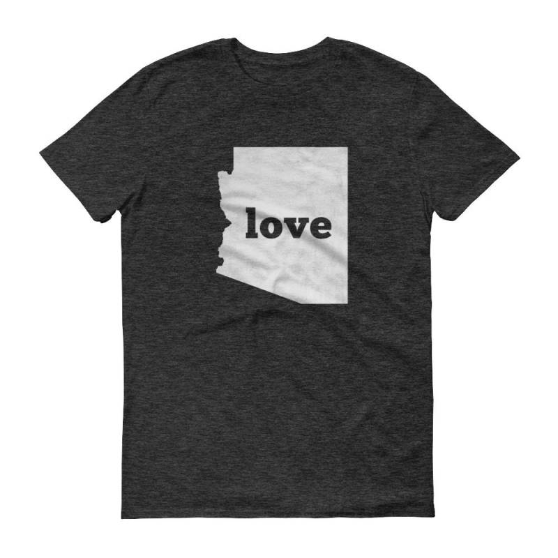 Arizona Liebe T-Shirt State Pride Map T-Shirt von ModernMapArt